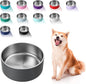 WENBOKMIN Dog Bowl, Stainless Steel Food and Water Bowl, Deep Grey | Non Slip by Wenbokmin