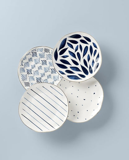 Lenox Blue Bay Porcelain Dessert Plates, gift - Image 3