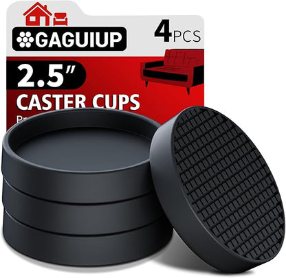 Furniture Coasters, Bed Couch Stoppers to Prevent Sliding, Protect All Types of by GAGUIUP
