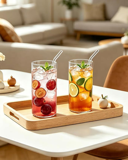 LUXU Drinking Glasses, Water Glasses, Mojito Glass Cups, Bar Glassware - Image 4