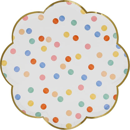Meri Meri Colorful Pattern Dinner Plates (Pack of 8)