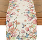 Artoid Mode Flowers Bird Butterfly Spring Table Runner, Seasonal Kitchen Dining by ArtoidMode