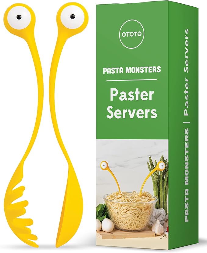 OTOTO Pasta Monsters and Salad Servers by OTOTO