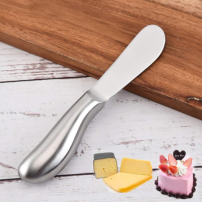 VANRA Spreader Knife Set 4-Piece Butter Knife Stainless Steel Cheese Knife Set - Image 2