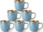LERATIO Ceramic Coffee Mugs Set of 6, 12oz Handmade Coffee Mugs Set | Large by LeRatio