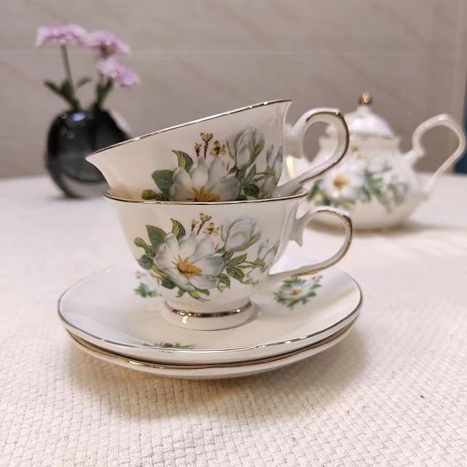 Ceramic Coffee Tea Gift Sets, European Luxury Tea Set, Suitable as A Gift - Image 8