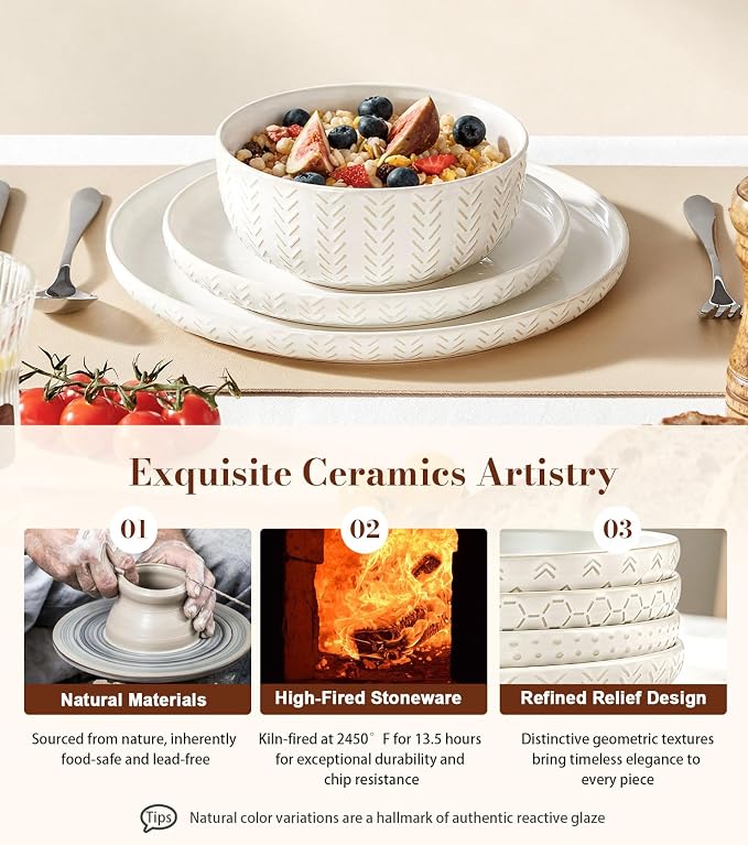 Lareina 18 Piece Dinnerware Sets - Image 6