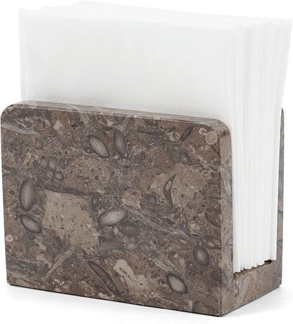 Marble Mini Napkin Holder 3" x 4" Inch Oceanic Stone by MarblousKrafts