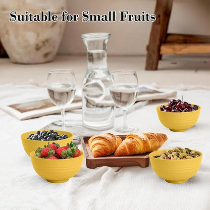 wheat straw icecream bowls 10oz set of 8 - Image 7