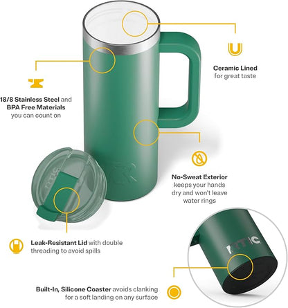 RTIC 20oz Road Trip Travel Mug - Image 3