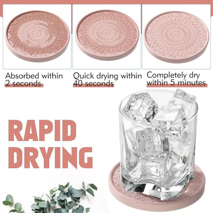 Photect Diatomaceous Earth Coasters Set - Image 3