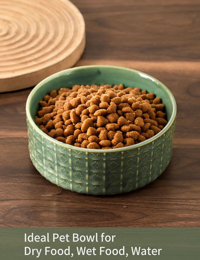 Ceramic Dog Bowl, 6.5 inch Pet Dog Food Bowl Water Bowls, Dogs Dish - Image 3