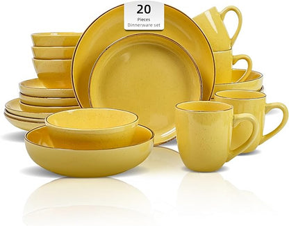 HomeVSS 20-Piece Dinnerware Set by HomeVSS