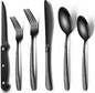 EWFEN 24-Piece Black Silverware Set by EWFEN