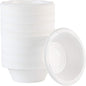 800 Count Disposable 5 ounce White Plastic Dessert Bowls by PLASTICPRO