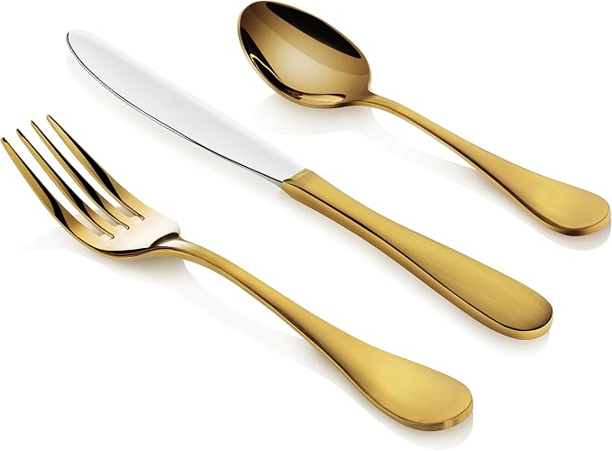 Artaste 56907 Rain 18/10 Stainless Steel Flatware 36-Piece Set, Service by Artaste