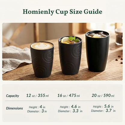 Homienly Kitchen Cups 20oz Wheat Straw Cups-6 pcs Lightweight cups Unbreakable - Image 9