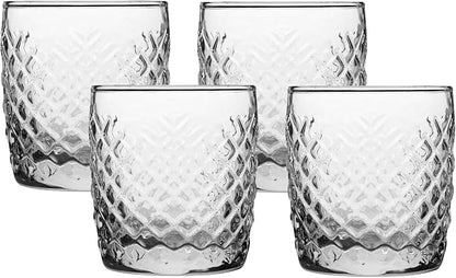 Anchor Hocking Cross Hatch Drinking Glasses by AnchorHocking