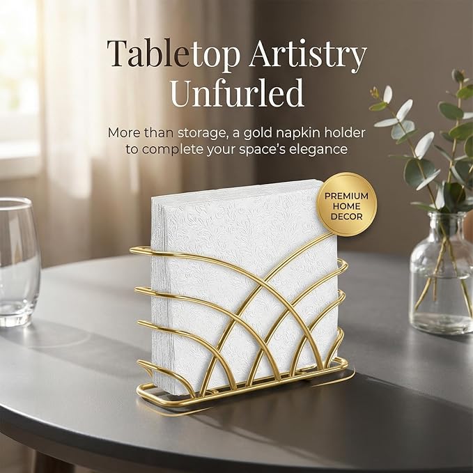 Napkin Holder for Table, Lunch Napkins & Table Decor - Image 5