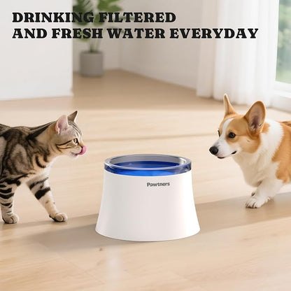 Pawtners Dog Water Fountain, 8 Replacement Filters - Image 8