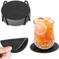 Faux Leather Drink Coasters by Chitomars
