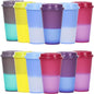 Color Changing Cups, 5 Pack 24oz Plastic Tumblers, Reusable Iced Coffee & by Alohastarttg