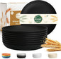 Dinner Plates Set 10 Inch, Unbreakable Wheat Straw Plates 8 PCS, Alternatives by BUSOKIP