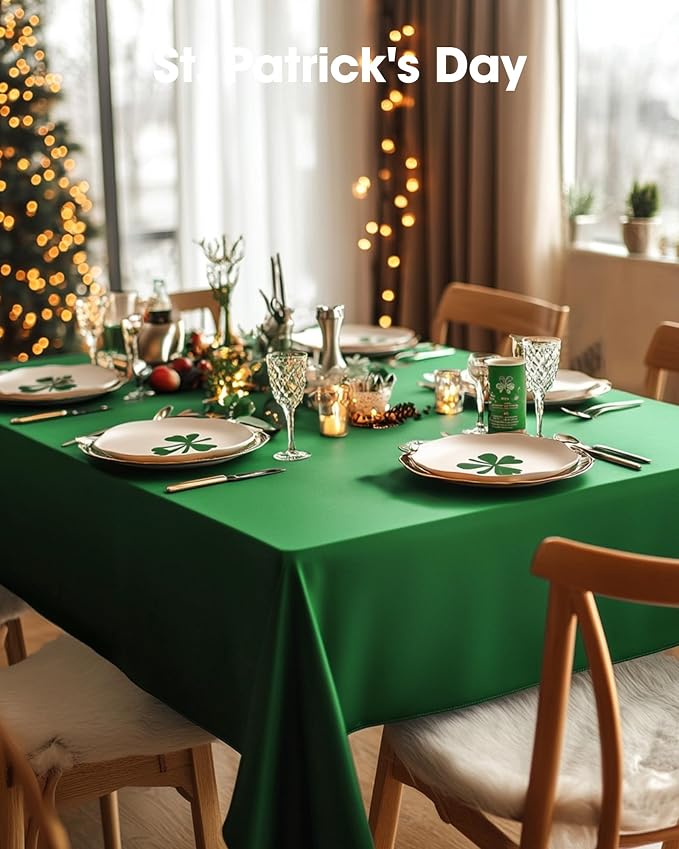 Pureegg Plastic Table Cloth Disposable 12 Pack, 54 x 108 Inch Table Cloths - Image 7