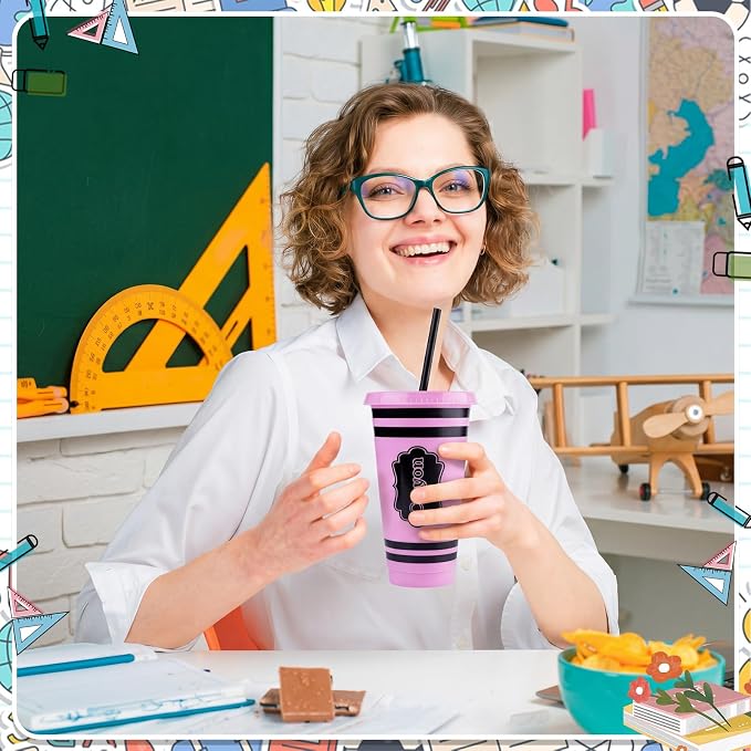 LemonRoad 24 Pcs Back to School Teacher Cups - Image 4