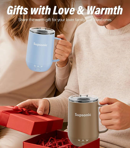 Supsonic - 16oz Self Heating Coffee Mug, Smart Heated Coffee Mug Faster - Image 5