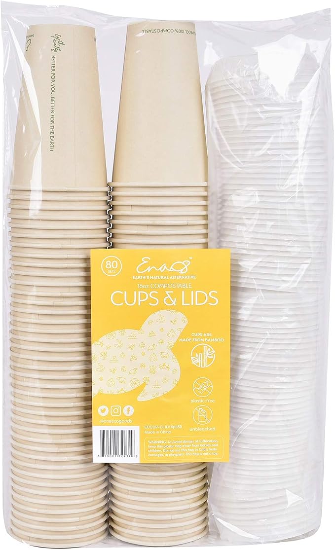 100% Compostable Disposable Coffee Cups - Image 5