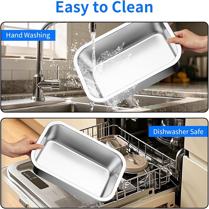 Ohtomber 1.25 Gallons Stainless Steel Dog Bowl, Big Pet Water & Food Bowl | No - Image 5