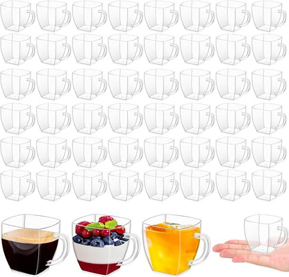 Amyhill 50 Pcs Mini Disposable Tea Cups by Amyhill