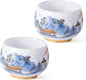 KAMMAK Ceramic Tea Cups Set of 2, 6.3 oz, Vintage Small Teacups, 748N | Hand by KAMMAK