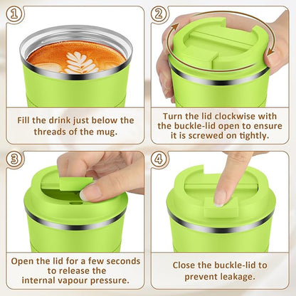 KETIEE Coffee Mug 12oz, Insulated Travel Mug - Image 8