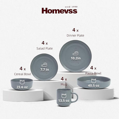 HomeVSS 20-Piece Dinnerware Set - Image 2