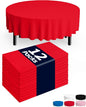 Pureegg Plastic Table Cloth Disposable 12 Pack, Valentines Day, Thanksgiving by Pureegg