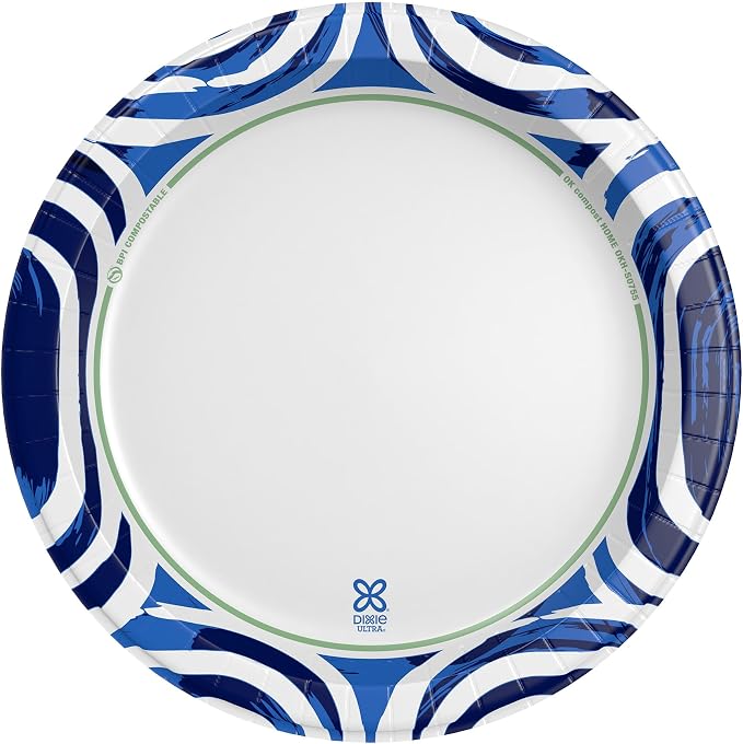 Dixie Ultra, Large Paper Plates, 10 Inch, 3X Stronger*, Heavy Duty, - Image 7