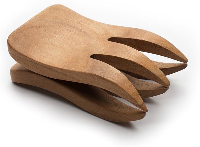 Ironwood Gourmet Kodiak, 1.5 x 3.75 x 6 inches, Bear Claw Salad Server Set - Image 2
