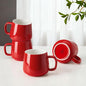 Teocera Ceramic Coffee Mug Set of 4-12 oz Coffee Mugs by Teocera