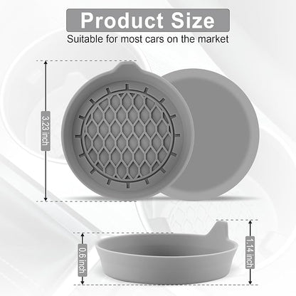 Car Cup Holder Coaster, Silicone Cup Holder Insert, Universal Non-Slip Cup - Image 4
