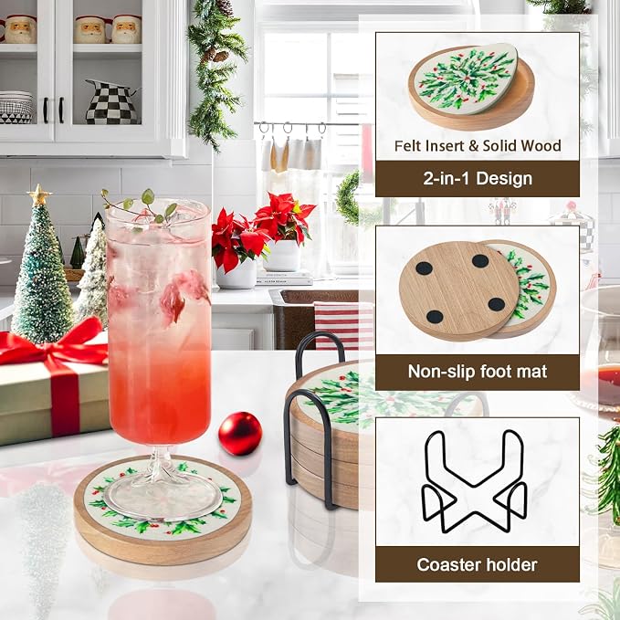 Christmas Coasters Set of 4 - Image 5