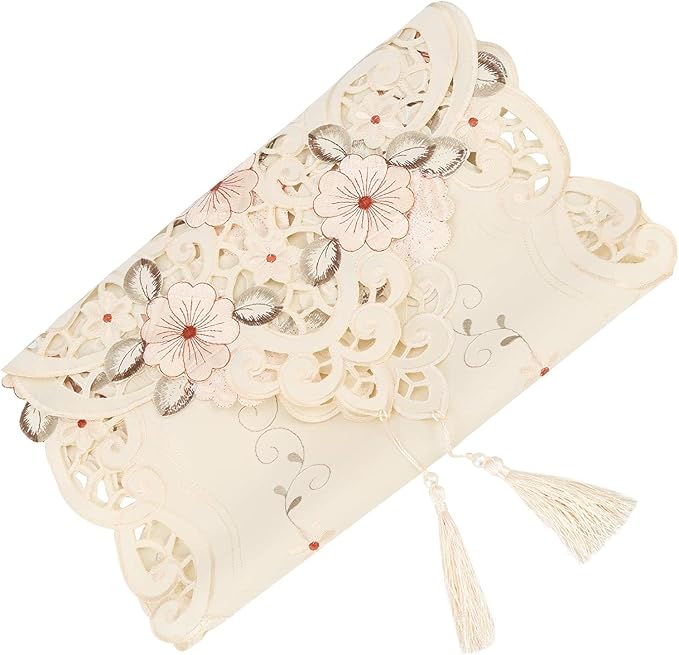 Luxury Table Runners Embroidered Polyester Table Linens - Image 6