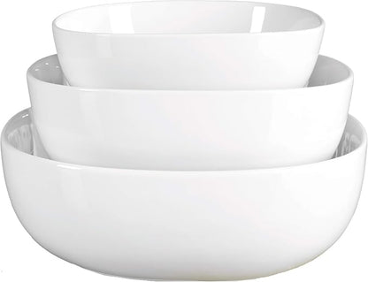 Denmark White Porcelain Chip Resistant Scratch Resistant Commercial Grade by DenmarkToolsforCooks