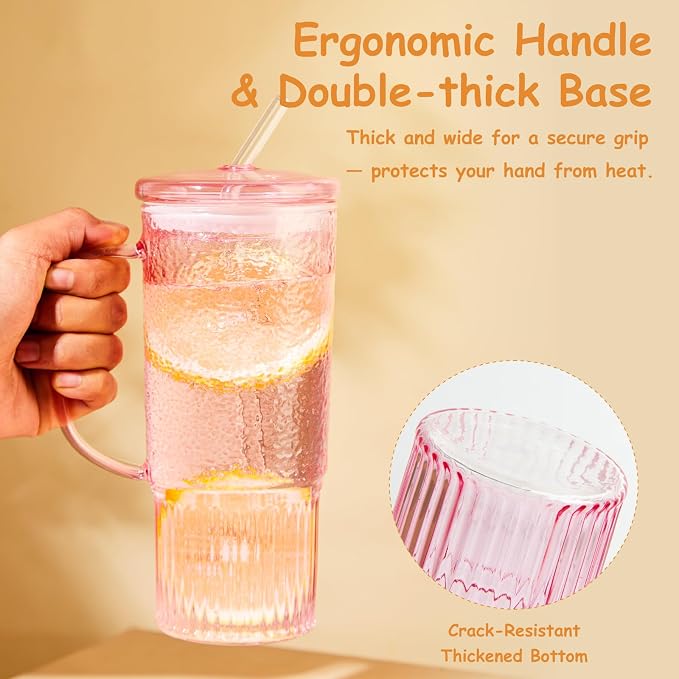JunVpic Glass Tumbler, 24 oz Glass Cup - Image 3