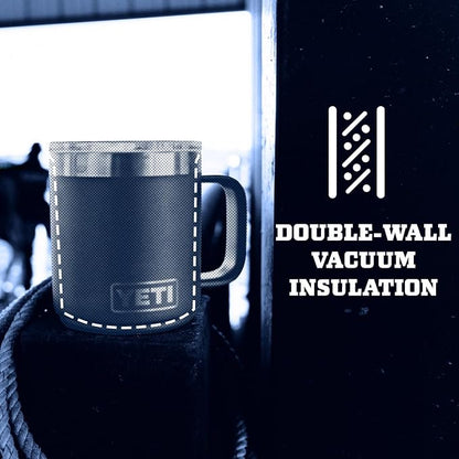 YETI Rambler 10 oz Stackable Mug, Vacuum Insulated, Stainless Steel - Image 7