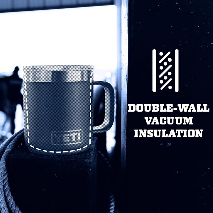 YETI Rambler 10 oz Stackable Mug, Vacuum Insulated, Stainless Steel - Image 7