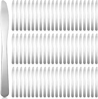 Gisafai 72 Pcs Stainless Steel Dinner Knives 8.3 Inches Spreader Knives by Gisafai