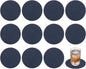 uxcell Round Faux Leather Coasters 4 Inch, Drink Coasters Suit by uxcell