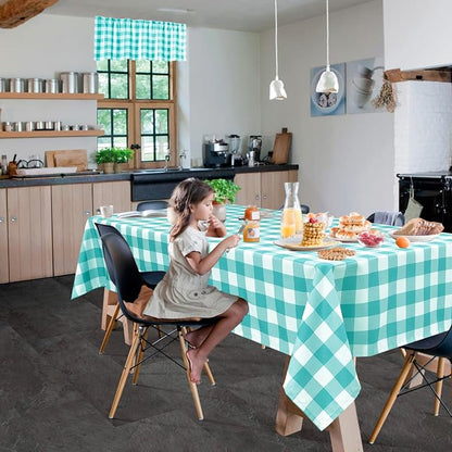 Checkered Tablecloth Rectangle, 70 x 90 Inch - Image 8